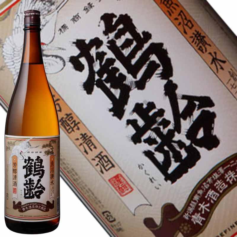鶴齢（かくれい） 日本酒 芳醇 1800ml 青木酒造 新潟県 : 新潟の地酒