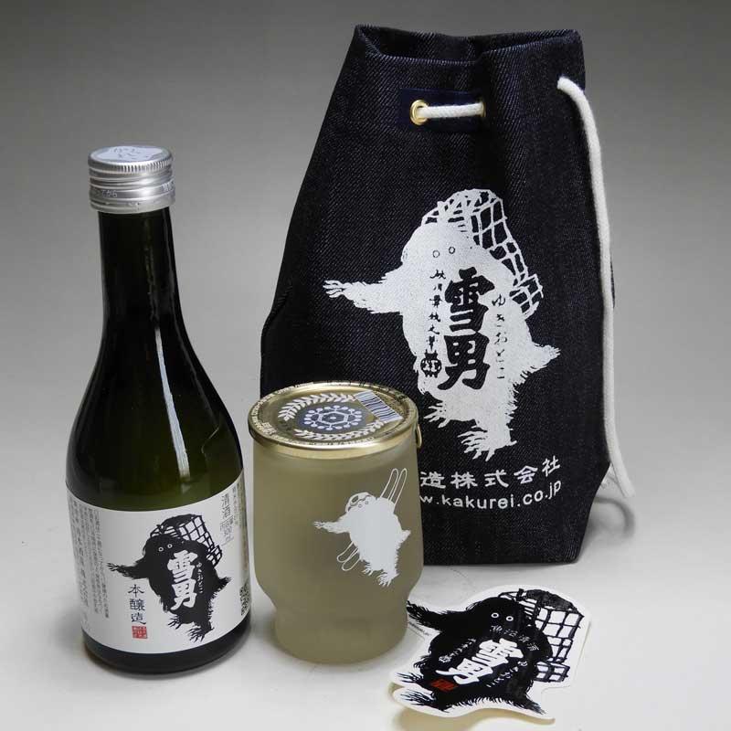 鶴齢（かくれい） 日本酒 雪男セット（A) 青木酒造 新潟県 : 新潟の