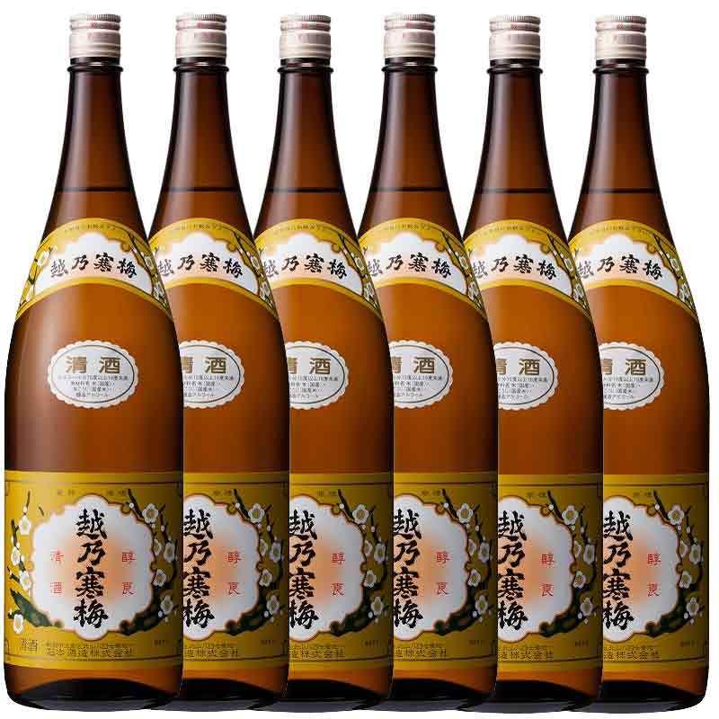 日本酒 越乃寒梅 白ラベル 1800ml 6本 石本酒造 新潟県 新しいコレクション