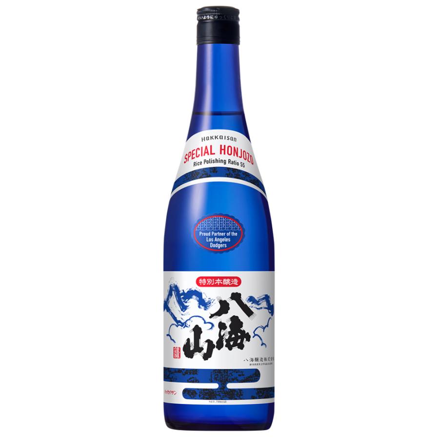 八海山 ドジャース公式日本酒 特別本醸造 ブルーボトル 720ml : 新潟の