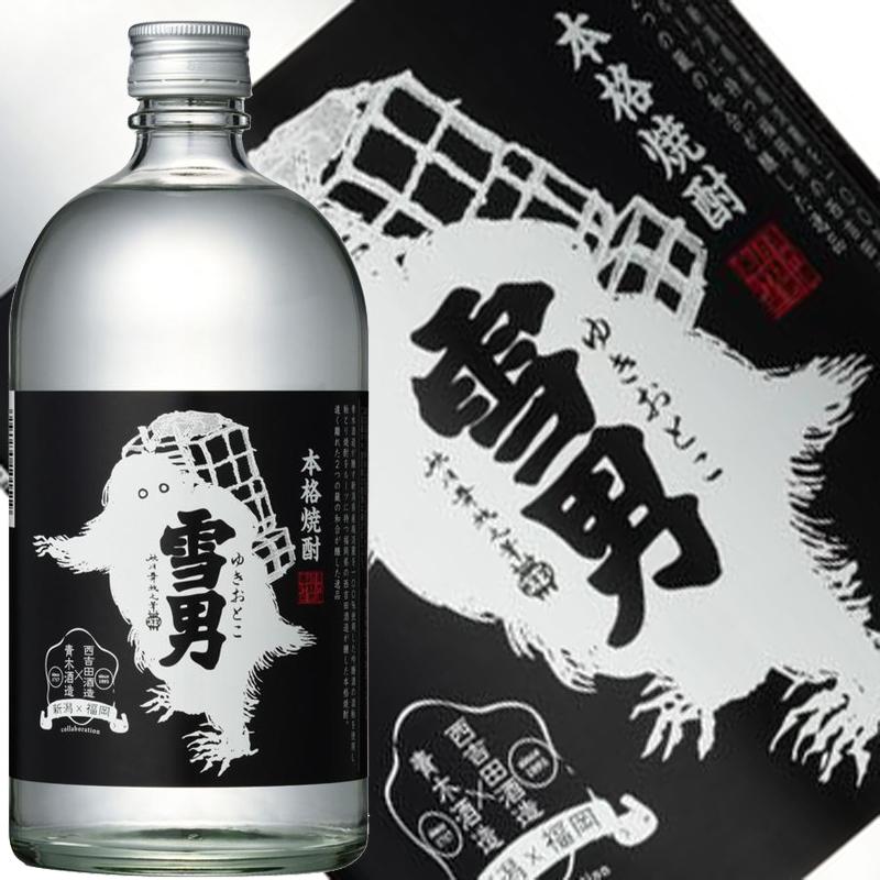 鶴齢（かくれい） 本格粕取り焼酎 雪男720ml 青木酒造 新潟県 南魚沼市