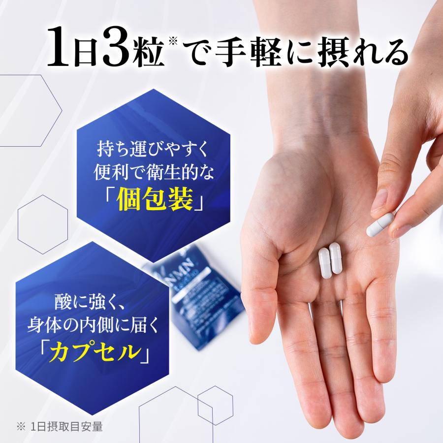 大正製薬 公式 NMN taisho 1袋3粒×30袋 90カプセル サプリメント