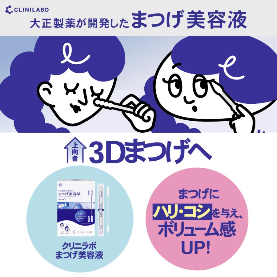 大正製薬 公式 クリニラボまつげ美容液 3D edge master 60回分 60本