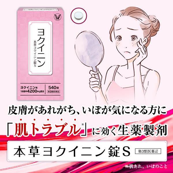 第3類医薬品 本草ヨクイニン錠Ｓ 540錠 2個セット 漢方 生薬 ヨクイニン いぼ 皮膚のあれ 大正製薬 | 大正製薬 | 02