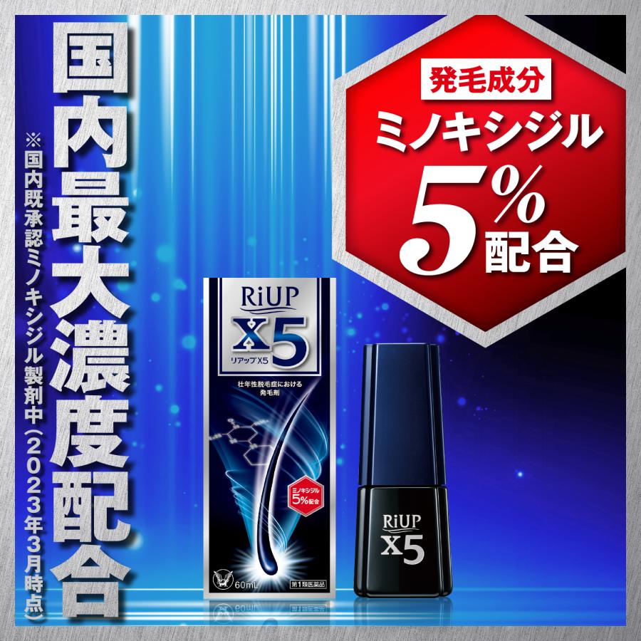 第1類医薬品 リアップＸ５ 60mL 発毛 育毛 脱毛 抜け毛 進行予防 ミノキシジル 当店薬剤師からのメールにご返信頂いた後の発送 大正製薬｜taisho-drug｜07