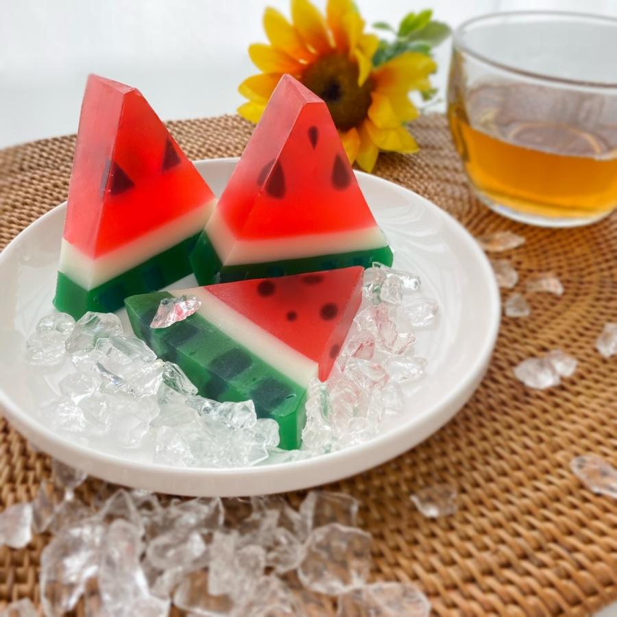 セール特別価格 手作り石けん キット すいか セット 夏休み 自由研究 プレゼント に 作り方説明書 付 季節のオリジナル 石鹸 手作りキット Witravel It