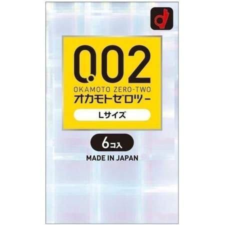 コンドーム オカモト うすさ均一 0.02EX Lサイズ 6個入 品名なし配送