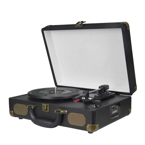 キヨラカ USB相応う 電気蓄音機 US-R01 オーディオ機器-レコードプレーヤー-テレビ、オーディオ、カメラ