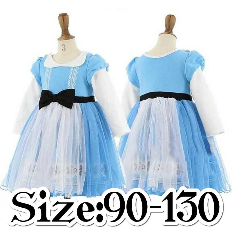 不思議の国のアリス ワンピース 子供服 長袖 ドレス コスプレ C141 Taitas 通販 Yahoo ショッピング