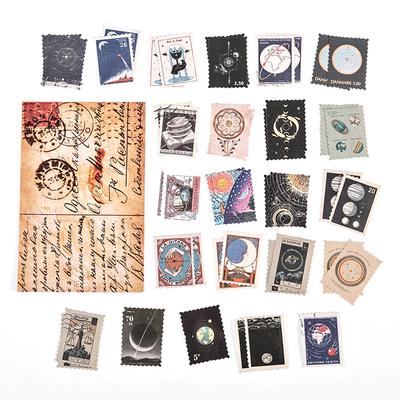 MO 最安値 CARD 切手型 46枚 超美品の 占星記録冊 フレークシール