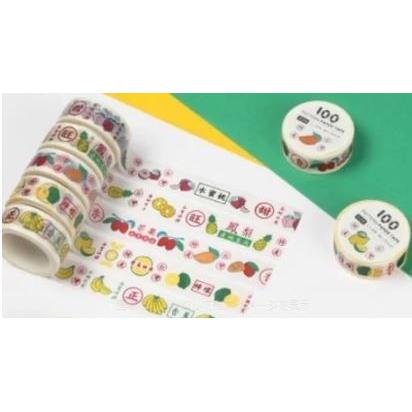 台湾オリジナル マスキングテープ桃L6m W15m : 台湾セレクション