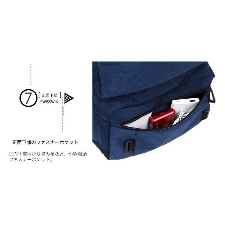 多機能ポケット付き　大容量リュックサック 赤・青・白 多機能ポケット付き 大容量リュックサック 赤・青・白 リュックサック