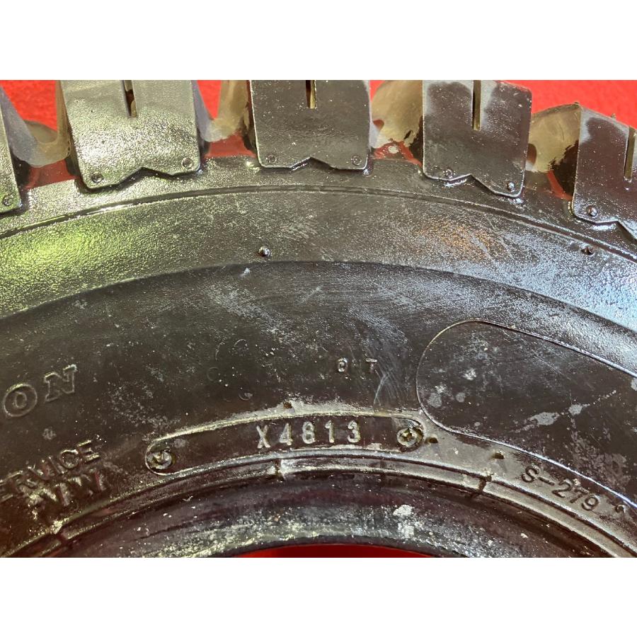 DUNLOP 【送料無料】中古 フォークリフトタイヤ 6.50-10 12PR POWER  