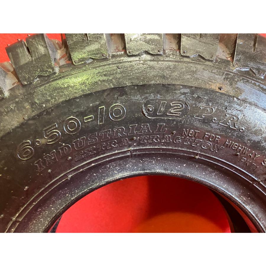 DUNLOP（ダンロップ） 【送料無料】中古 フォークリフトタイヤ 6.50-10
