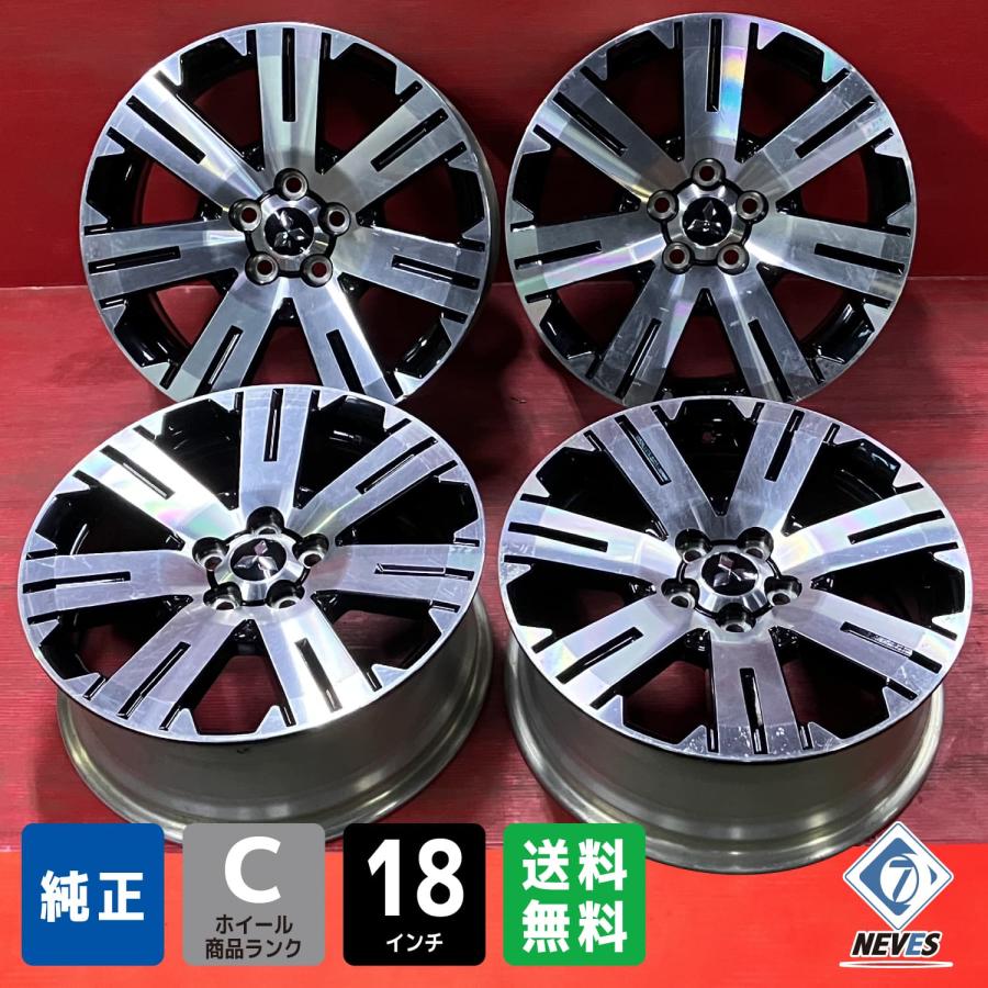 送料無料】中古 ミツビシ デリカD:5純正 18x7.0+38 114.3/5H 