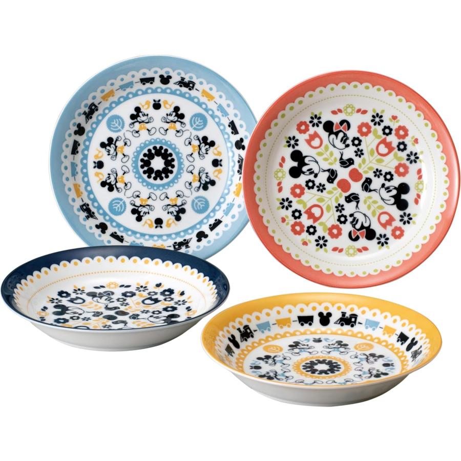 ミッキーマウス 食器セット(カレー皿 4枚セット） | MICKEY MOUSE