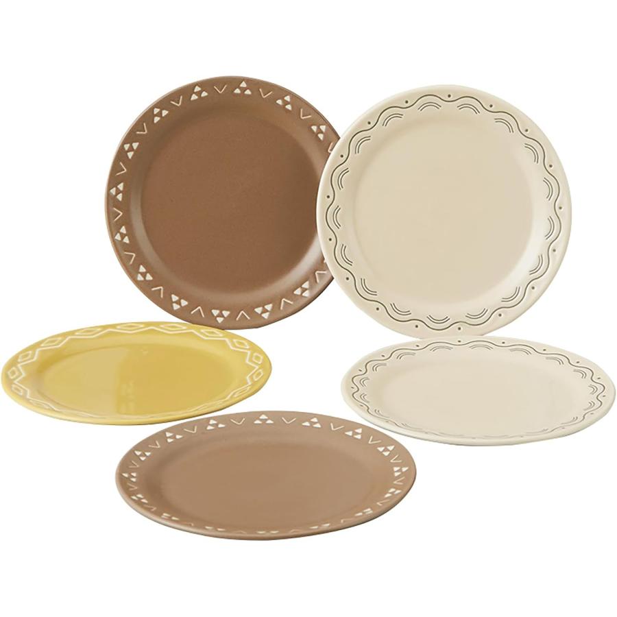 16cm小皿5枚セット（komon）（紙箱） | 山加商店