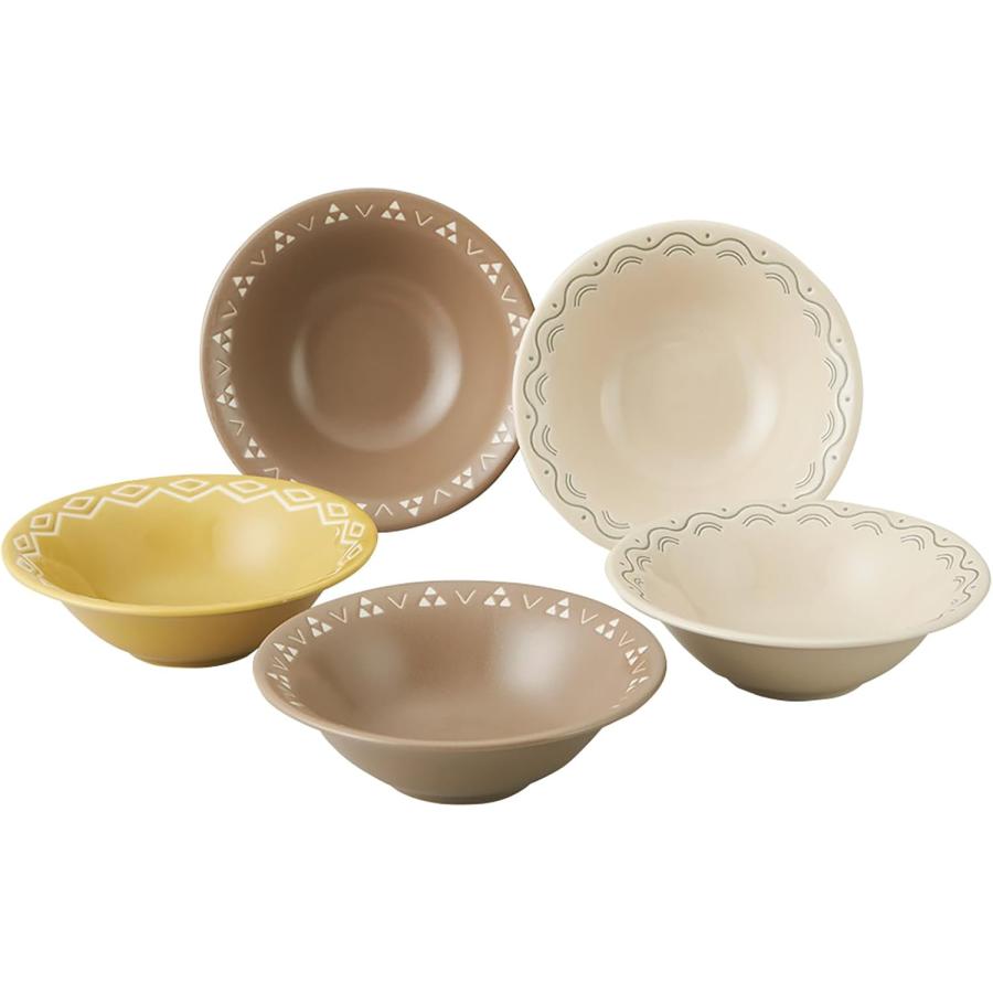 16cmボウル5枚セット（komon） | 山加商店