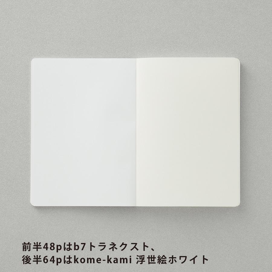 つくるノートブック　ETOCA（えとか） コデックス装　A5　無地　活版印刷　本文用紙2種 |  | 03