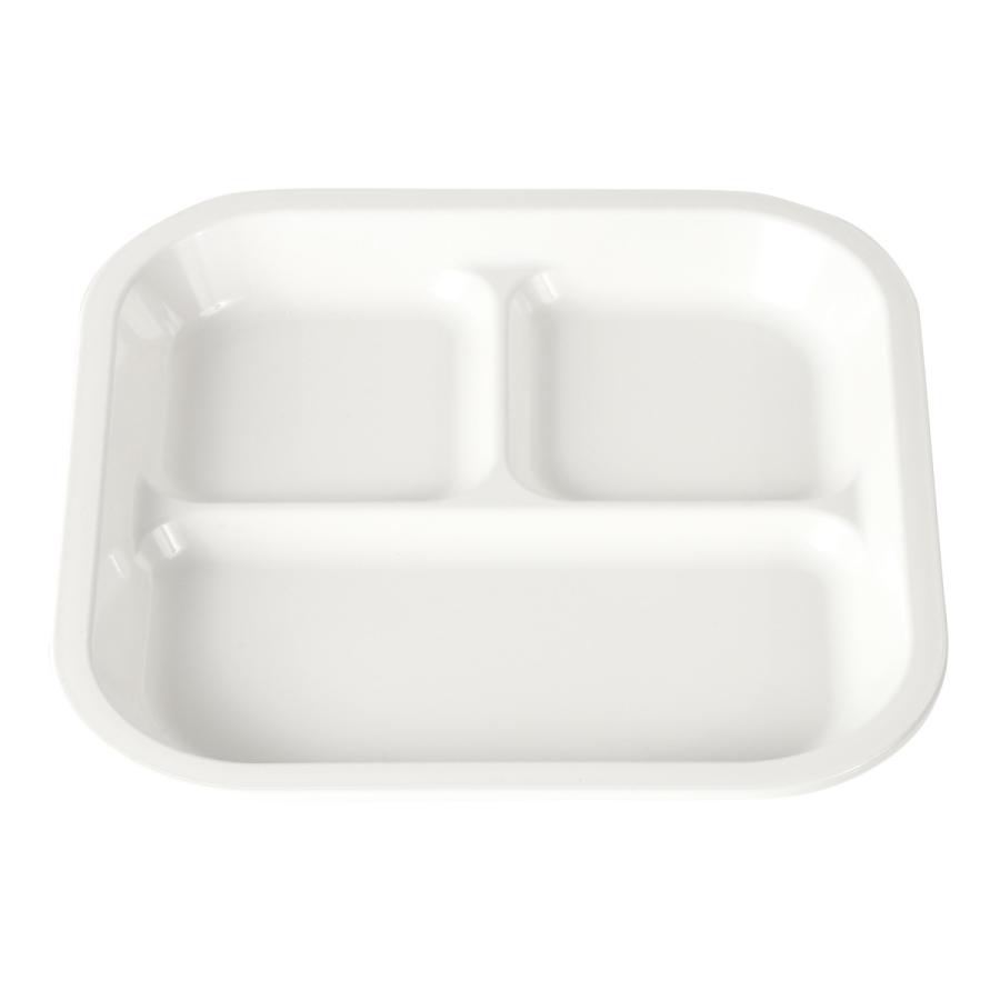 スクエアランチプレート 22×22cm 日本製 プラスチック レンジ 食洗機対応 Basicシリーズ |  | 02