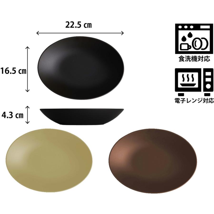 カレー皿 22.5×16.5cm 日本製 プラスチック 電子レンジ 食洗機対応 ナチュラルシリーズ |  | 06