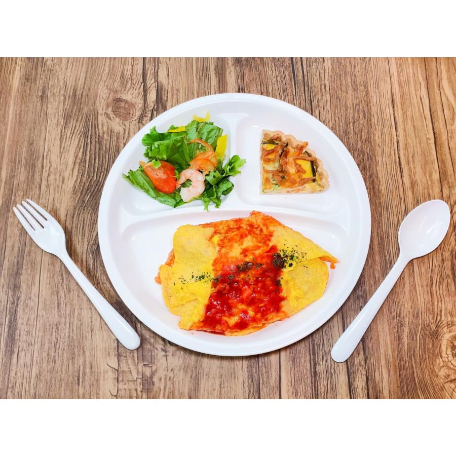 ラウンドランチプレート 26cm 日本製 プラスチック 電子レンジ 食洗機対応 Basicシリーズ |  | 01