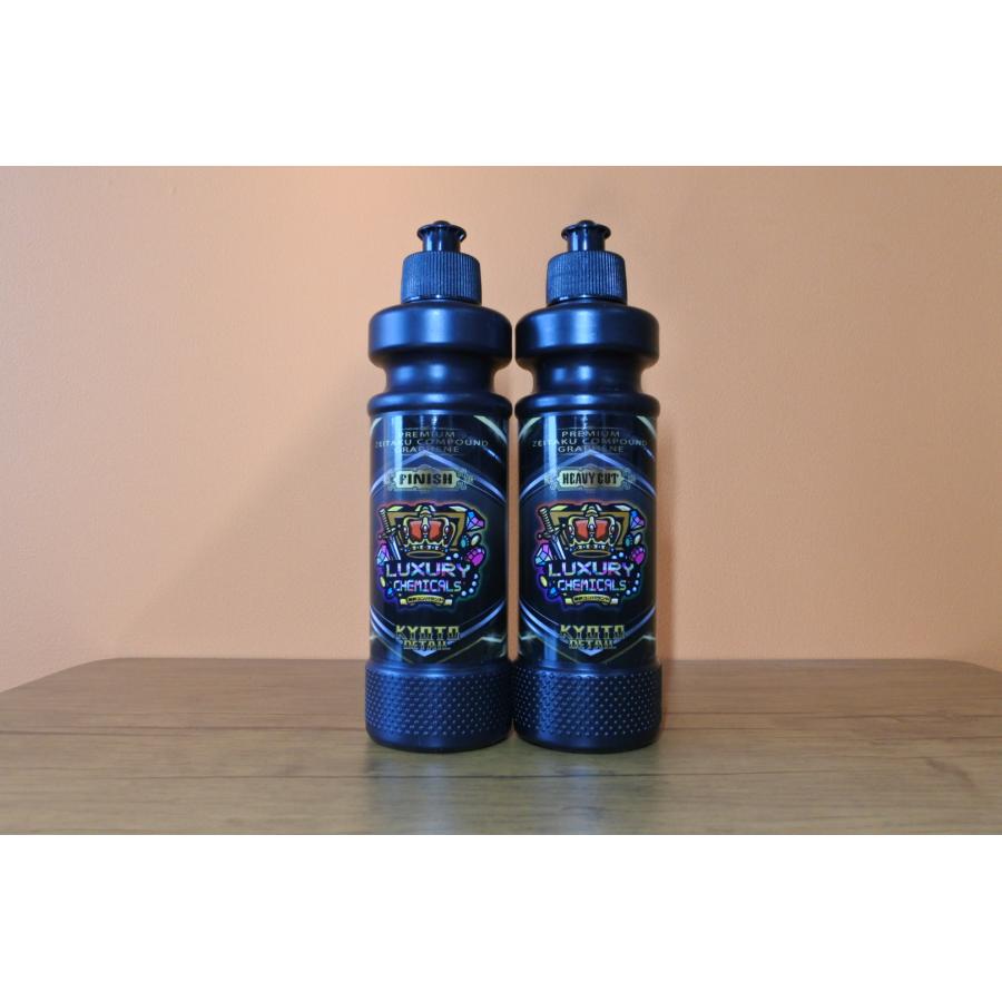 【新品未使用】贅沢コンパウンド グラフェン Heavy Cut & Finish 贅沢コンパウンドグラフェンセット 300ml HEAVY CUT & FINISH SET（お