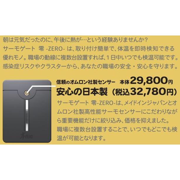 ペブル サーモゲート零-ZERO- TG000デスクトップパネル付き TGOP001 日本製 オムロンセンサー｜taiyodenshi｜02