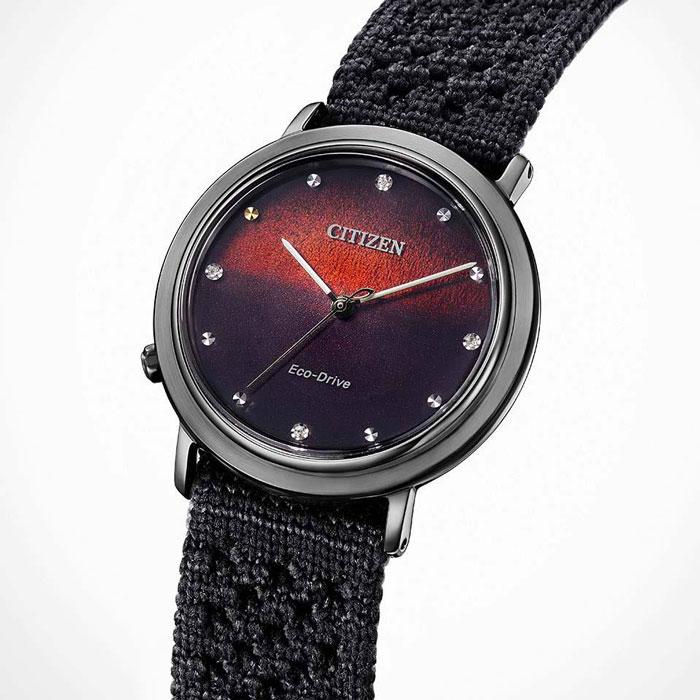シチズン 腕時計 CITIZEN L エル エコドライブ Ambiluna Collection ダイヤモンド入り EM1007-47E 限定品 レディースウォッチの画像