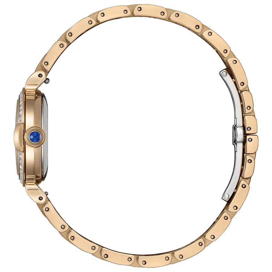 シチズン 腕時計 CITIZEN L エル エコドライブ ROUND Collection スズランモチーフ ダイヤモンド入り EM1123-62X レディースウォッチの画像