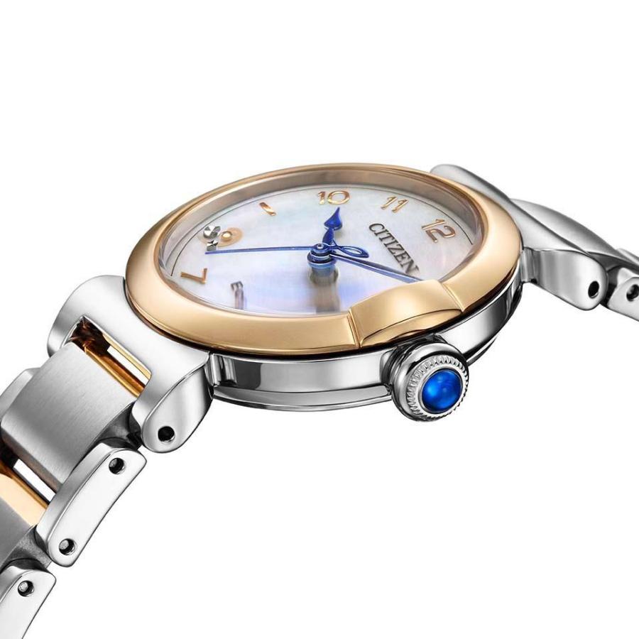 シチズン 腕時計 CITIZEN L エル エコドライブ ROUND Collection スズランモチーフ EM1136-87D レディースウォッチの画像