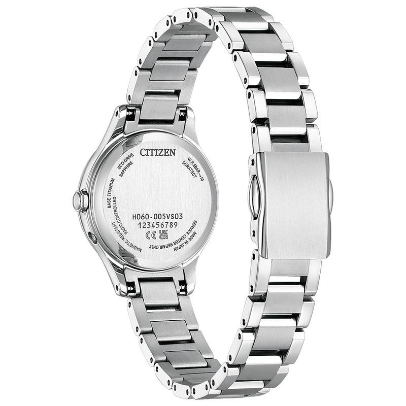 シチズン 腕時計 クロスシー CITIZEN エコドライブ電波 hikari collection Titania Happy Flight ES9490-61L レディースの画像