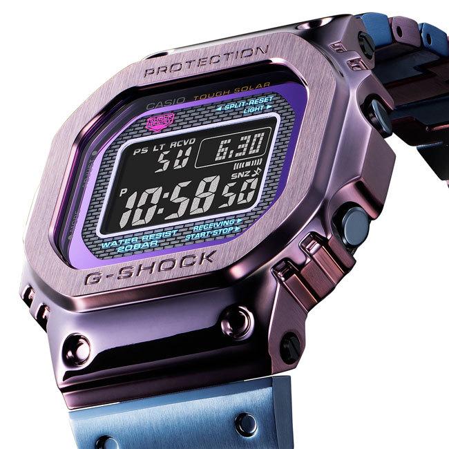 【極美品】CASIO G-SHOCK GMW-B5000PB-6JF CASIO G-Shock GMW-B5000PB-6JF Radio Full Metal Solar Watch