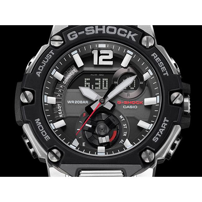 G-SHOCK ジーショック 腕時計 G-STEELソーラーBluetooth カーボン