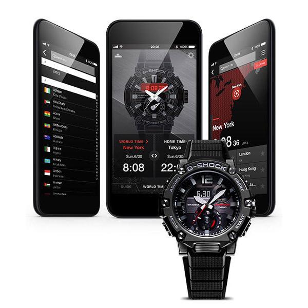 G-SHOCK ジーショック 腕時計 G-STEELソーラーBluetooth カーボンコアガード構造 GST-B300B-1AJF メンズ 国内正規品｜taiyodo｜03