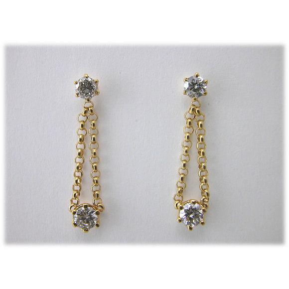 K18 ダイヤモンドピアス D,0.62ct : TAIYODO - 通販 - Yahoo!ショッピング