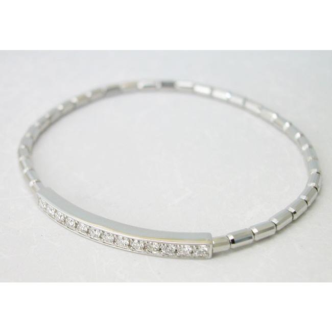 ダイヤモンドブレスレット プラチナ 0.50ct スプリング伸縮式 ダイヤモンドブレスレット プラチナ 0.50ct スプリング伸縮式