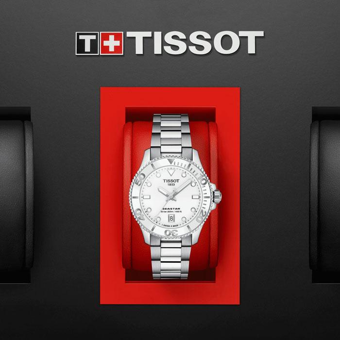 TISSOT ティソ 腕時計 SEASTAR シースター1000 クォーツ 36mm 白 TISSOT ティソ 腕時計 SEASTAR シースター1000 クォーツ 36mm 白