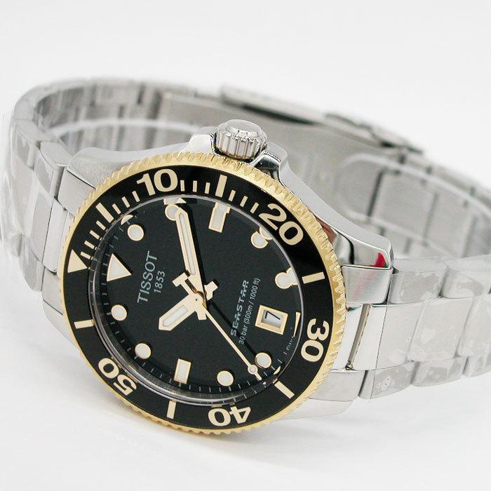 ティソ 腕時計 TISSOT SEASTAR シースター1000 クォーツ 36mm T1202102105100 国内正規品の画像
