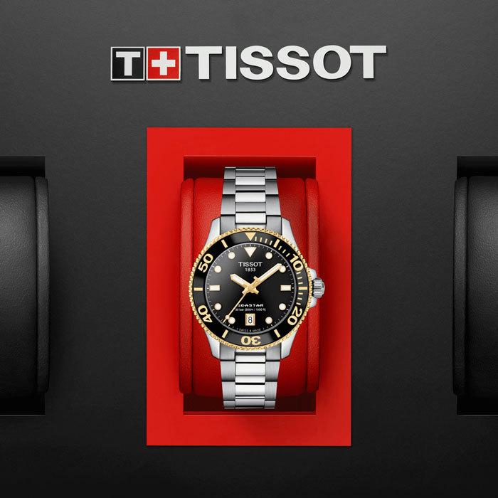 ティソ 腕時計 TISSOT SEASTAR シースター1000 クォーツ 36mm T1202102105100 国内正規品の画像