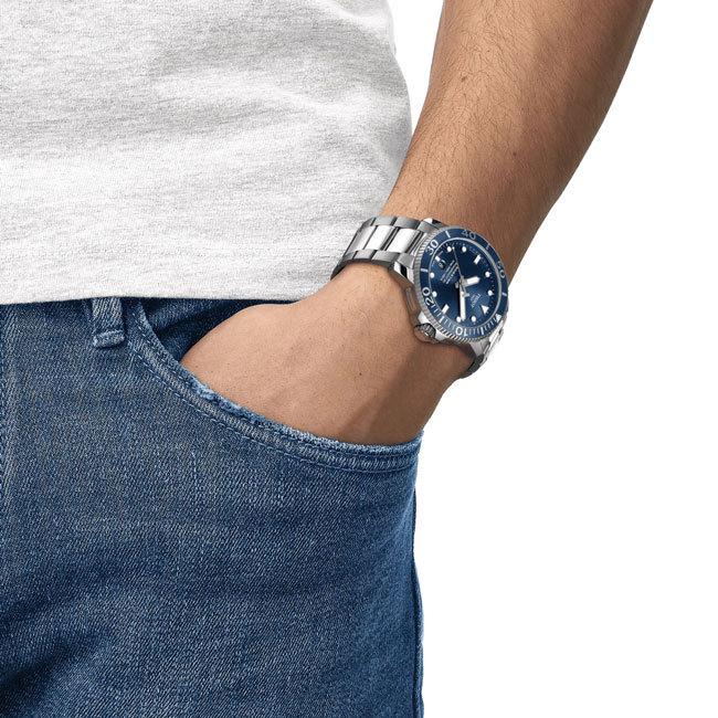 ティソ 腕時計 TISSOT SEASTAR シースター 1000 パワーマチック80 自動巻 T1204071104103 メンズ 国内正規品の画像