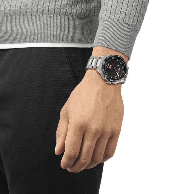 ティソ 腕時計 TISSOT T-タッチ コネクト ソーラー T1214204405100 メンズ 国内正規品の画像