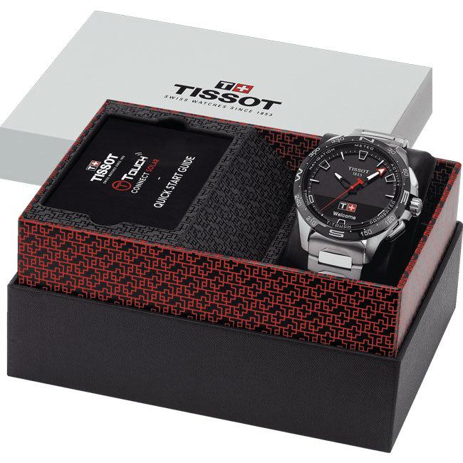 ティソ 腕時計 TISSOT T-タッチ コネクト ソーラー T1214204405100 メンズ 国内正規品の画像