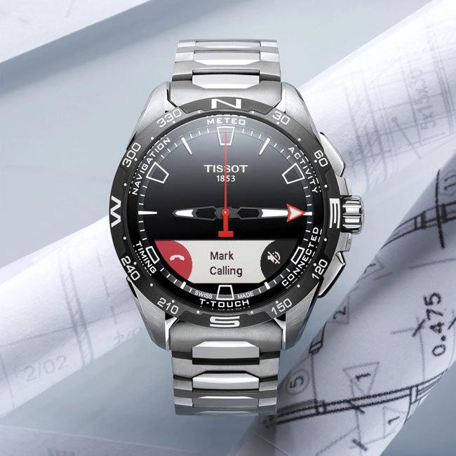 ティソ 腕時計 TISSOT T-タッチ コネクト ソーラー T1214204405100 メンズ 国内正規品の画像