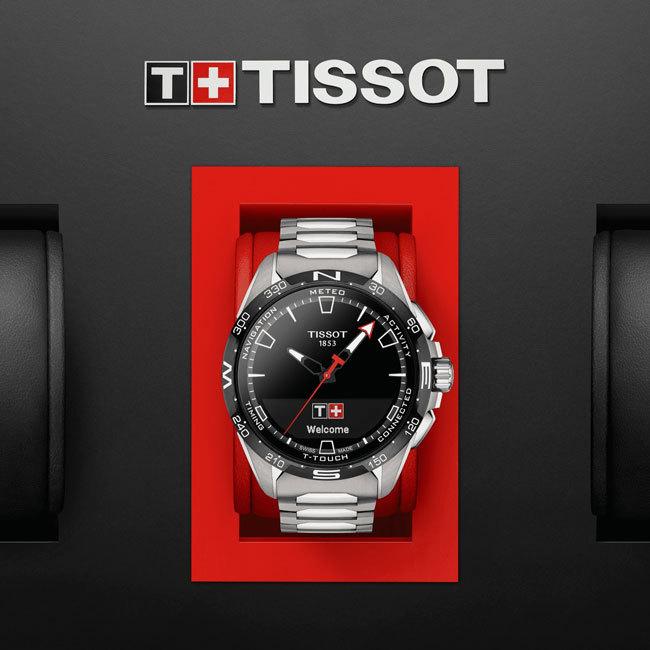 ティソ 腕時計 TISSOT T-タッチ コネクト ソーラー T1214204405100 メンズ 国内正規品の画像