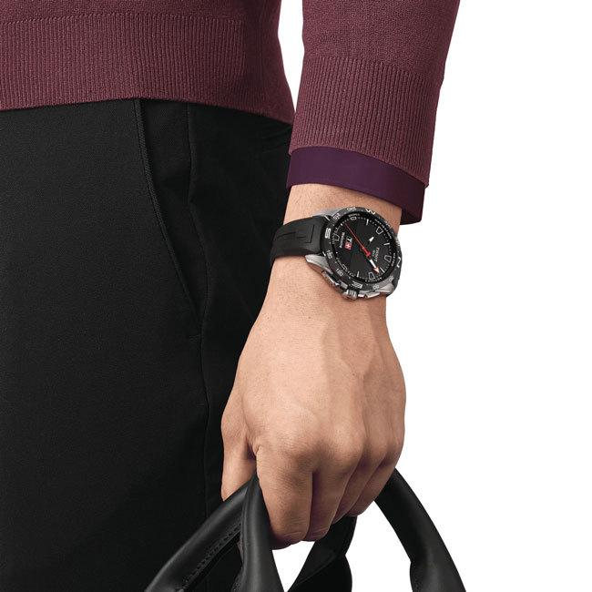 ティソ 腕時計 TISSOT T-タッチ コネクト ソーラー T1214204705100 メンズ 国内正規品の画像