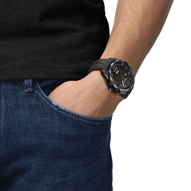 ティソ 腕時計 TISSOT T-タッチ コネクト ソーラー T1214204705103 メンズ 国内正規品の画像