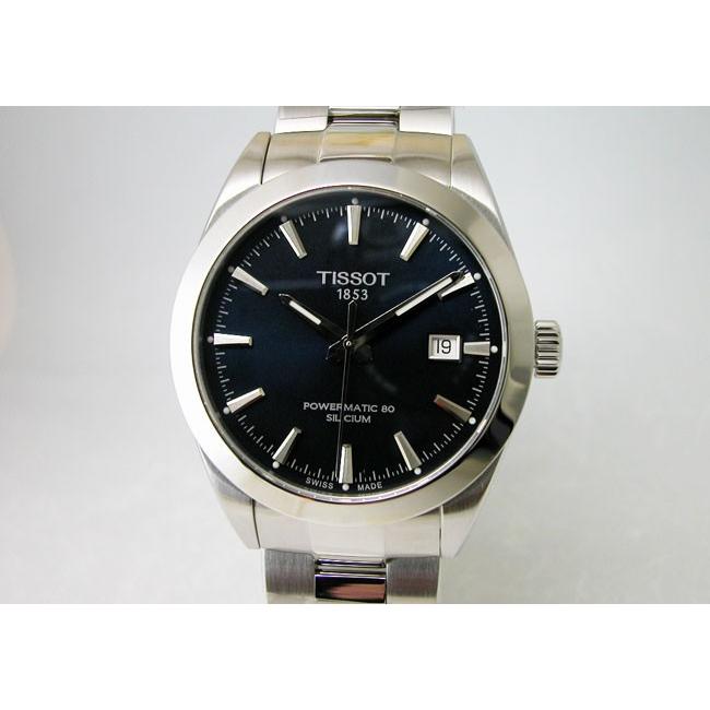 ティソ 腕時計 ジェントルマン オートマティック TISSOT パワーマティック80 シリシウム T1274071104100 メンズ 国内正規品の画像