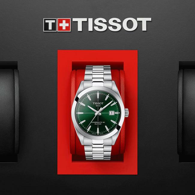 ティソ 腕時計 TISSOT ジェントルマン オートマティック パワーマティック80 シリシウム T1274071109101 メンズ 国内正規品の画像