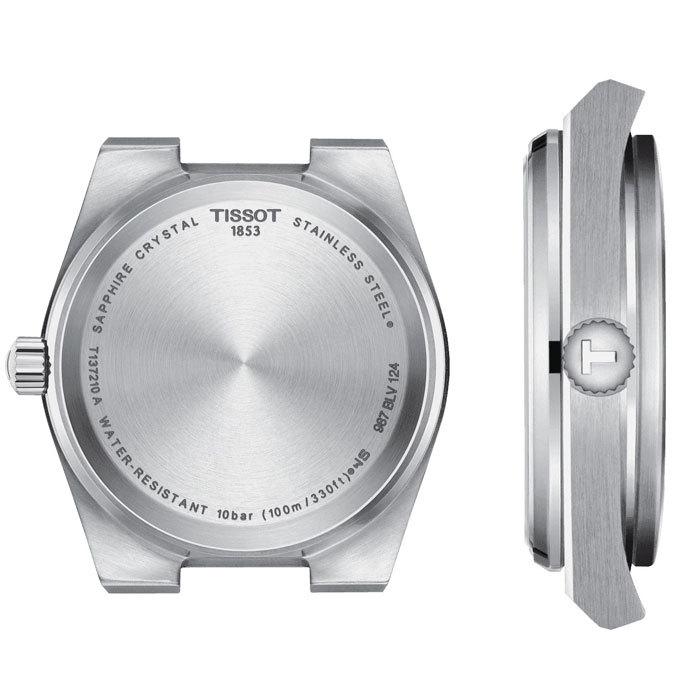 ティソ 腕時計 TISSOT PRX ピーアールエックス 35mm ブルー文字盤 T1372101104100 国内正規品の画像